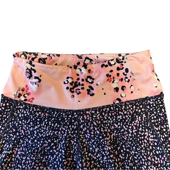 Nanette Lepore Workout leggings, with multi color dot design, size small - Picture 4 of 8